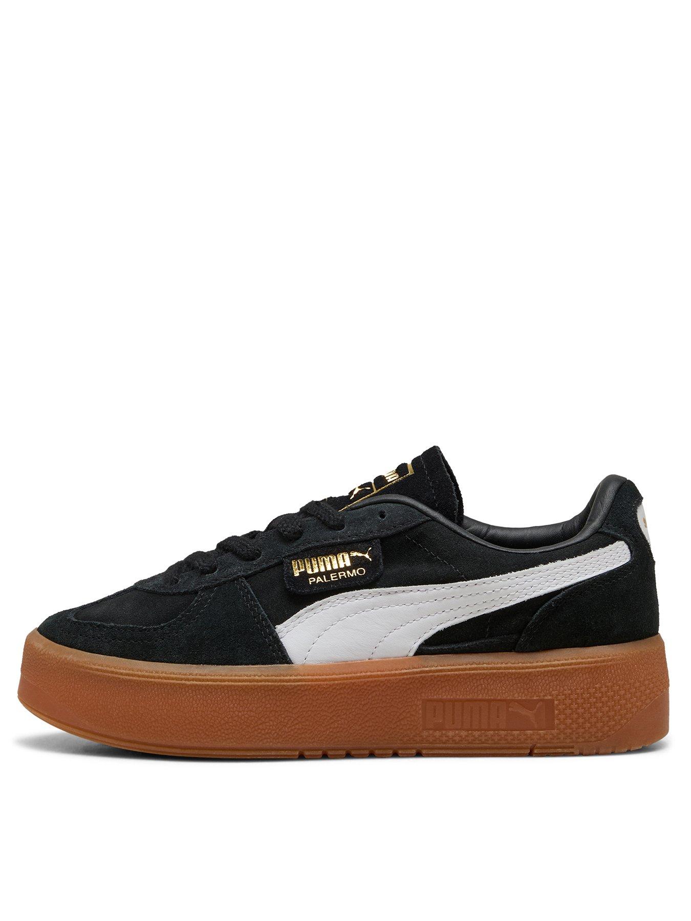Puma Women'S Palermo Elevata Trainers- Black
