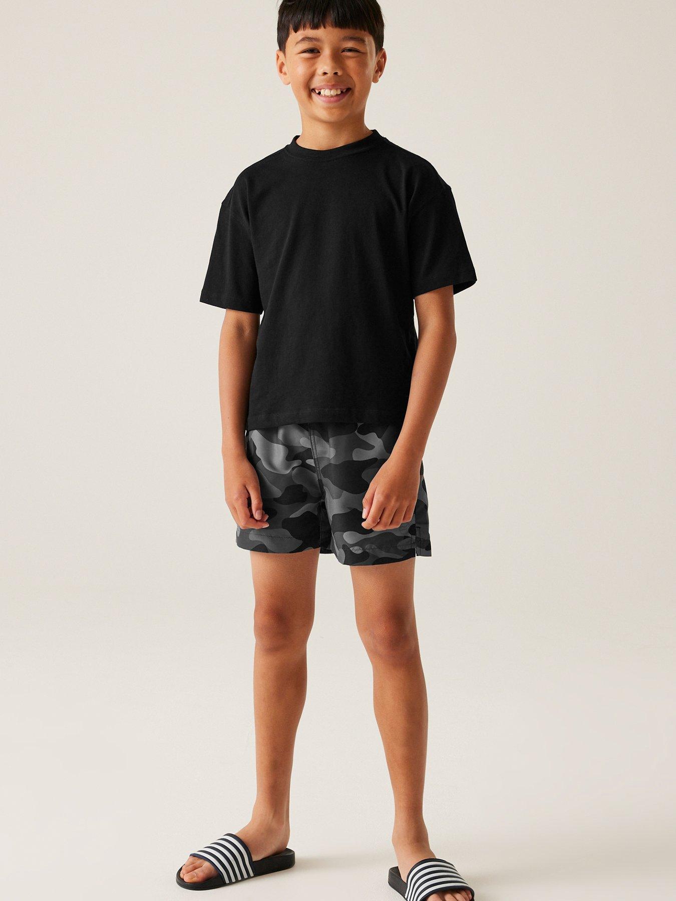 Badehose Jungen Skander III Badeshorts Für Kinder Orange Jungen