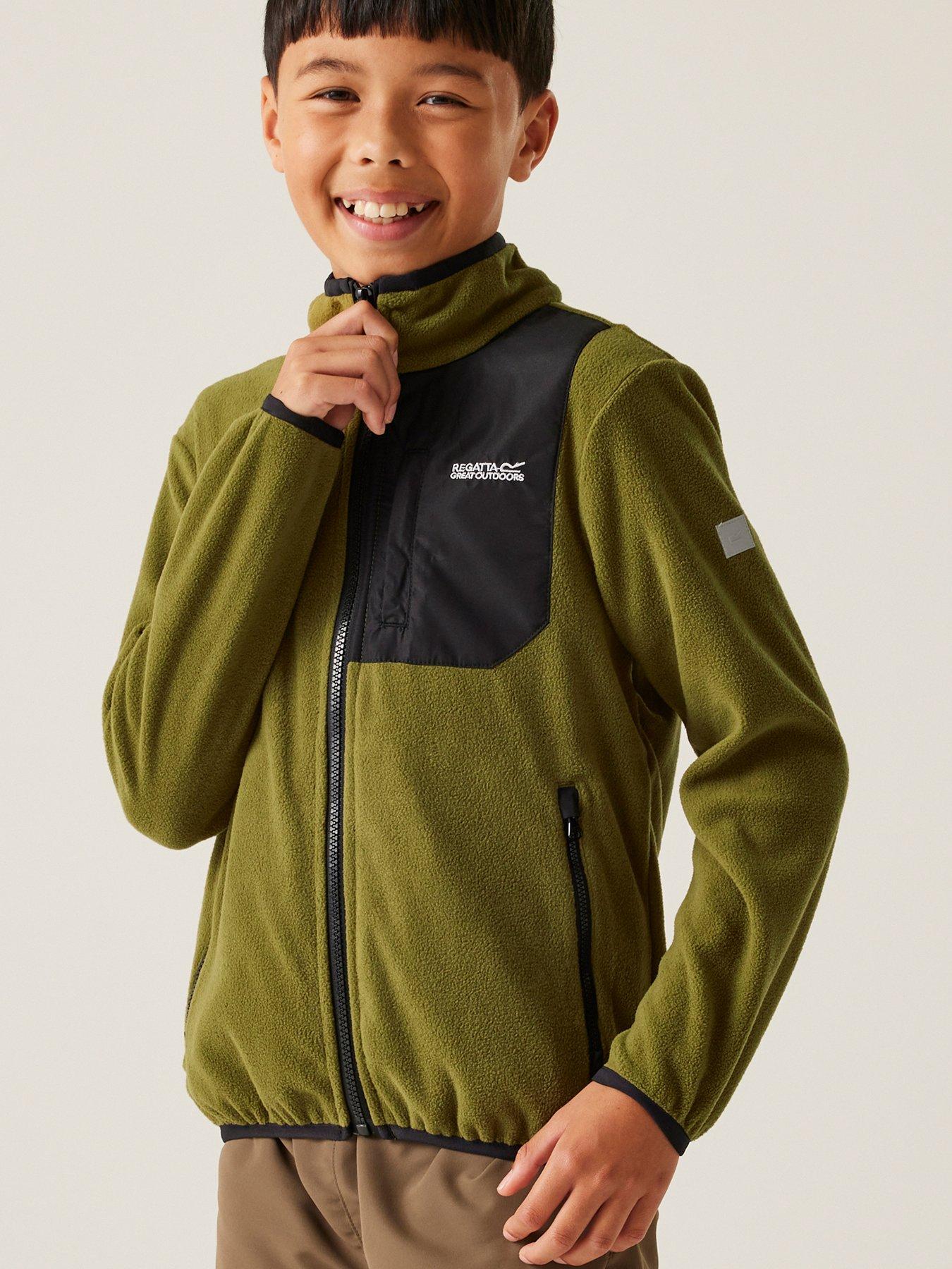 Regatta Frankie Kids Full Zip Fleece - Green