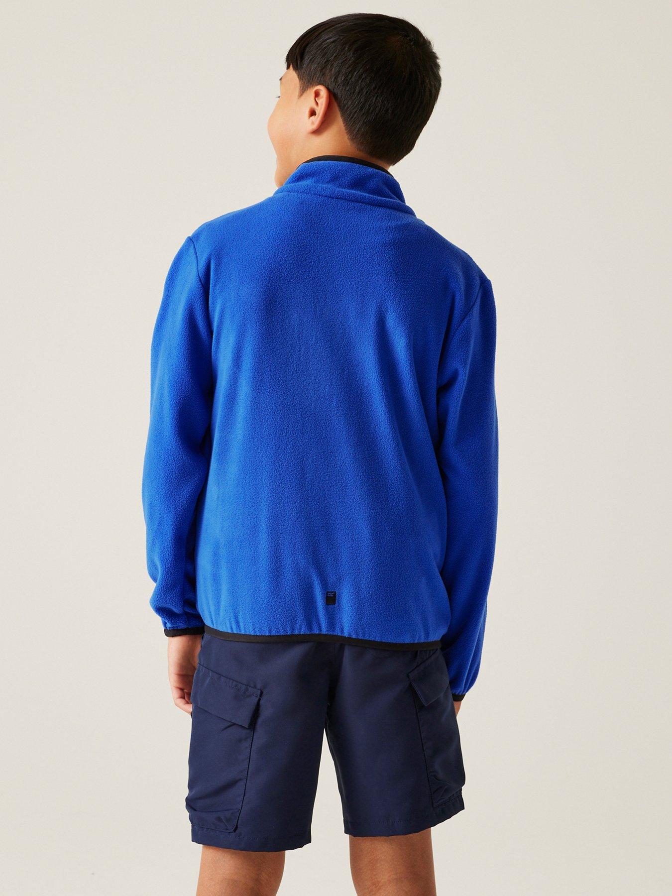 Regatta Junior Frankie Fleece Jacket - Kids' Full Zip Borg Fleece With Reflective Trims & Pockets-359737
