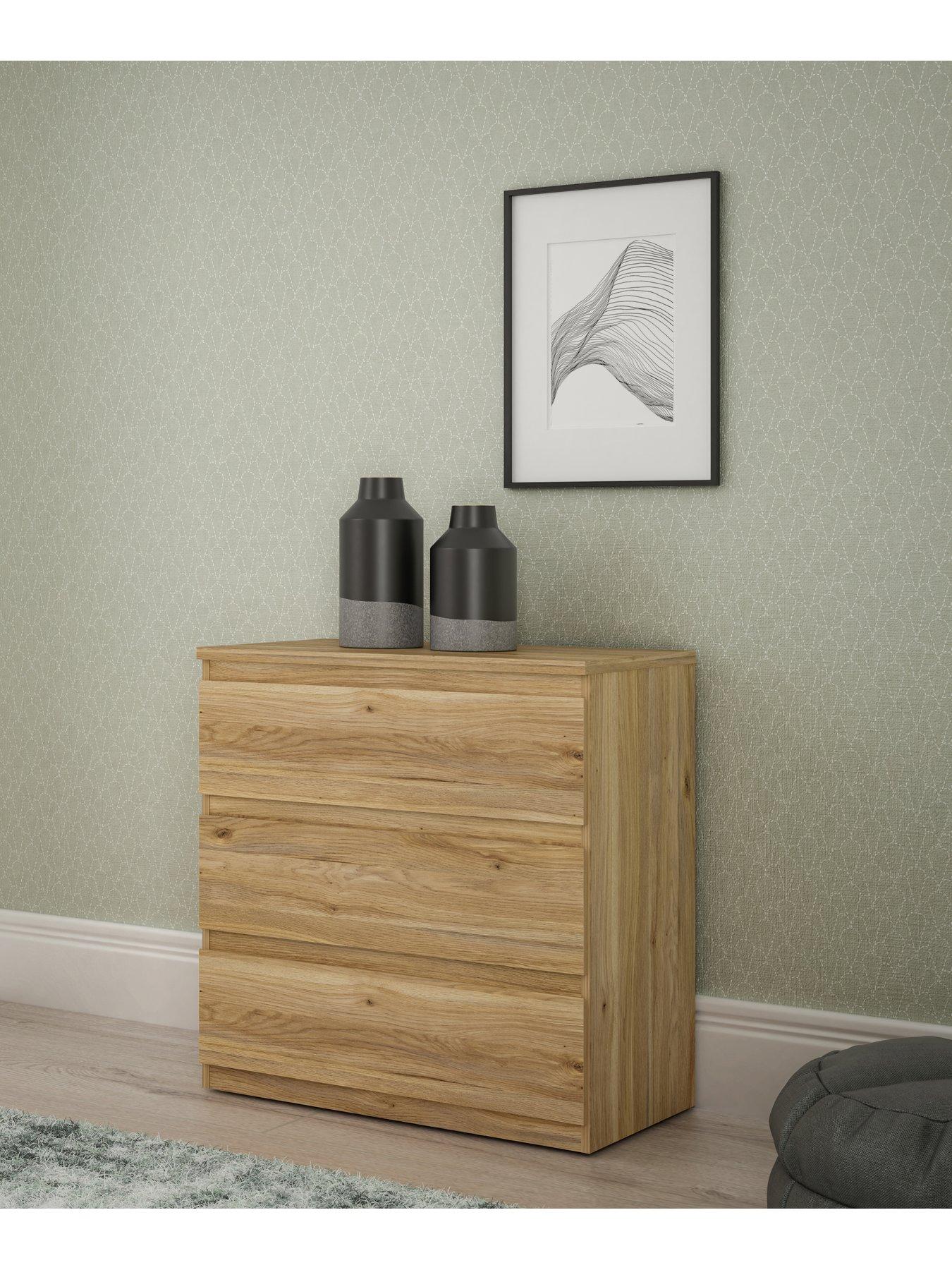 undefined Lisson Chest of 3 Drawers - New Oak - FSC® Certified