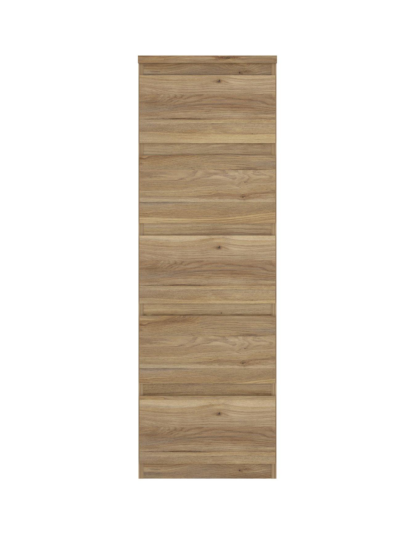 Image 2 of 7 of The Very Collection Lisson Narrow Chest of 5 Drawers - New Oak - FSC&reg; Certified