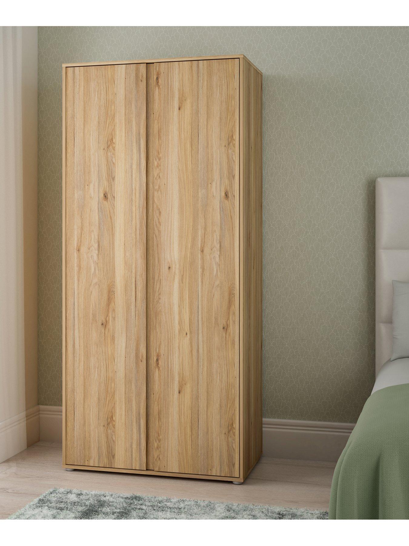 undefined Lisson 2 Door Wardrobe - New Oak - FSC® Certified