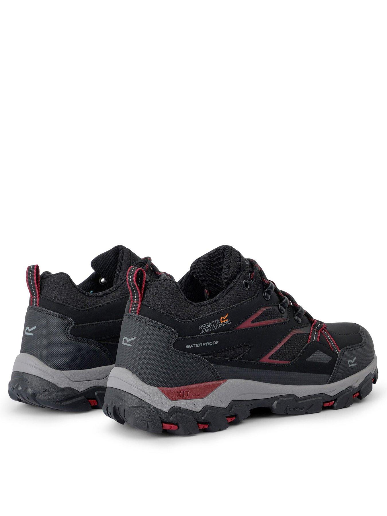 Image 2 of 7 of Regatta Womens Lady Holcombe Low Waterproof Walking Shoe -black