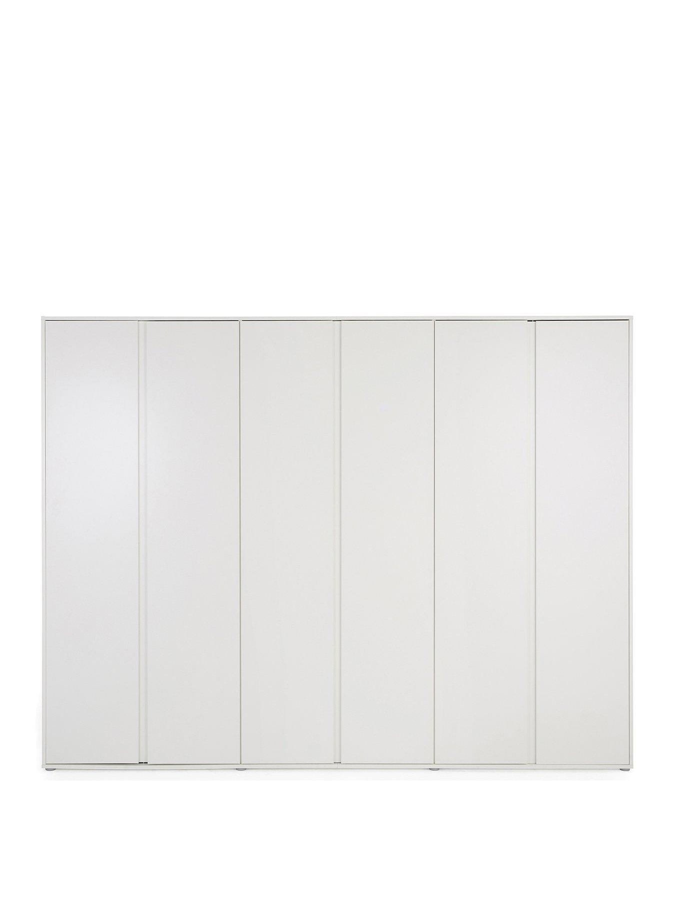Image 2 of 6 of Very Home Lisson 6 Door Wardrobe - White&nbsp;-&nbsp;FSC&reg; Certified