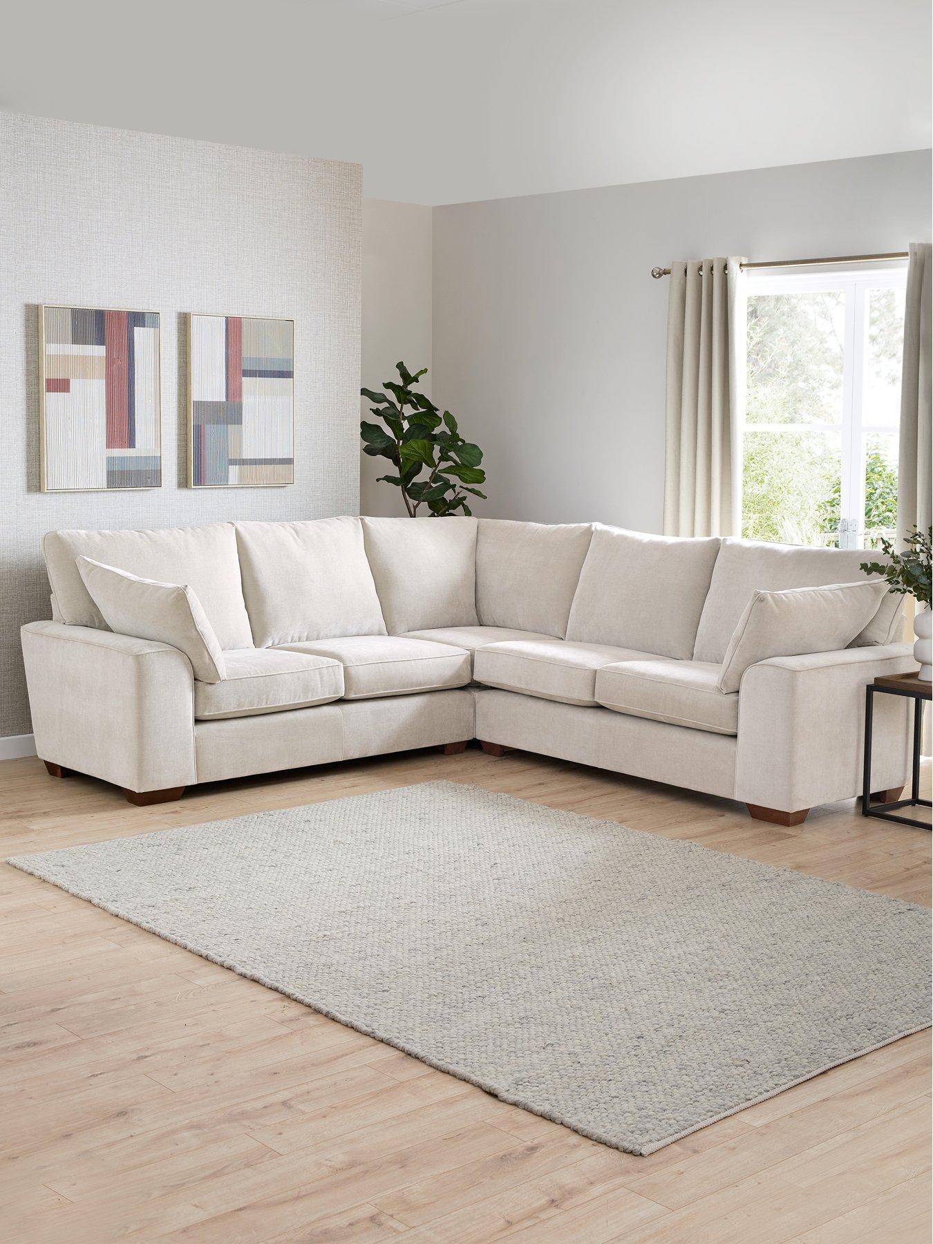 Very Home Ascot Fabric Corner Group Sofa - Made to order in the UK