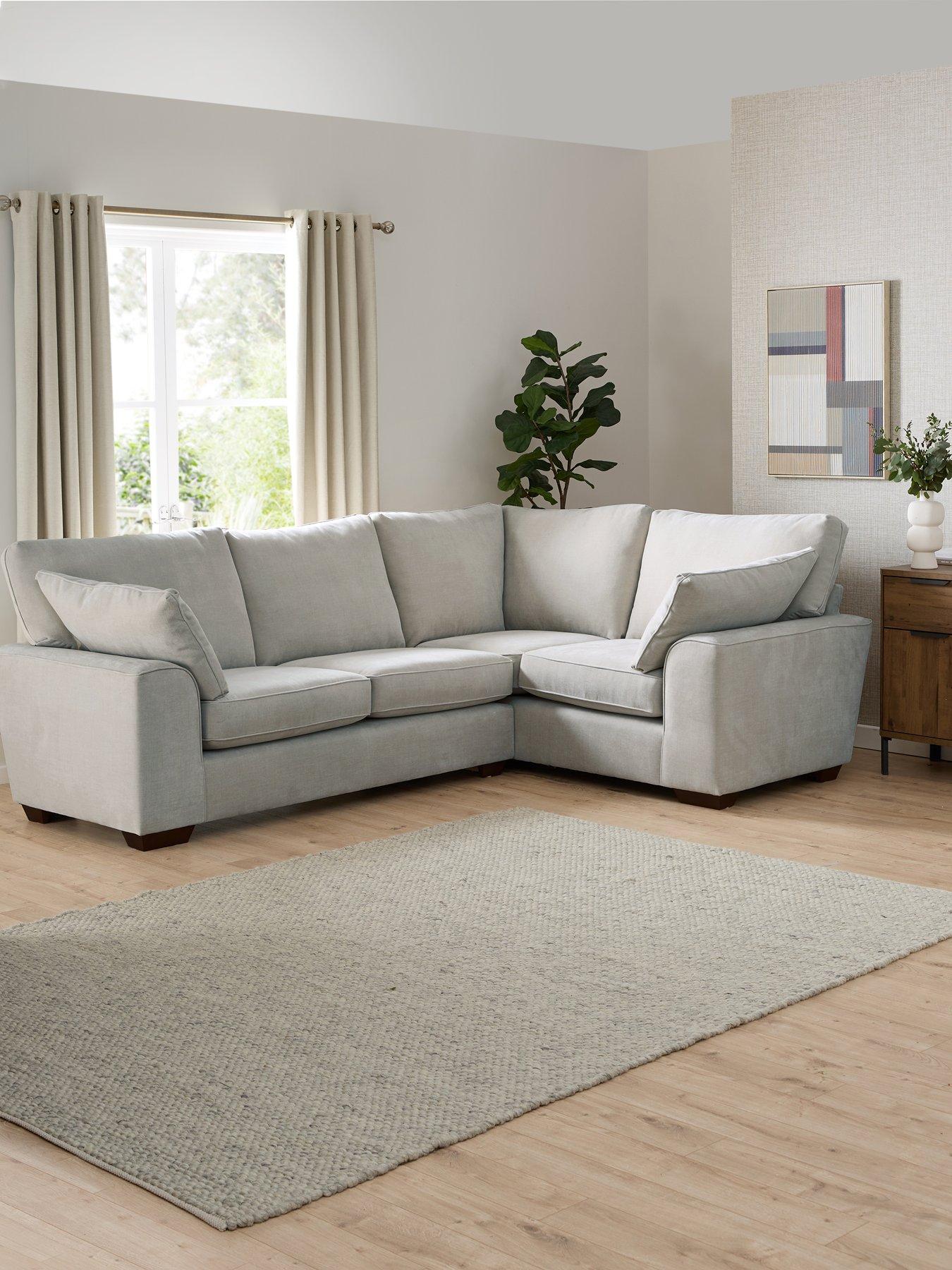 Very Home Ascot Fabric Right Hand Corner Group Sofa - Made to order in the UK