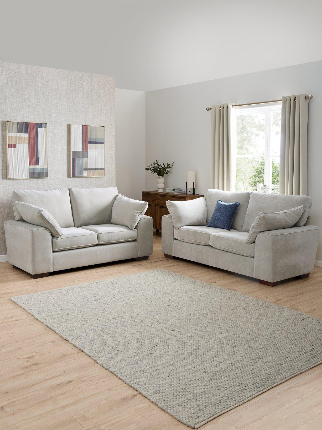 undefined Ascot 3 + 2 Seater Fabric Sofa Set (Buy  &  SAVE!)