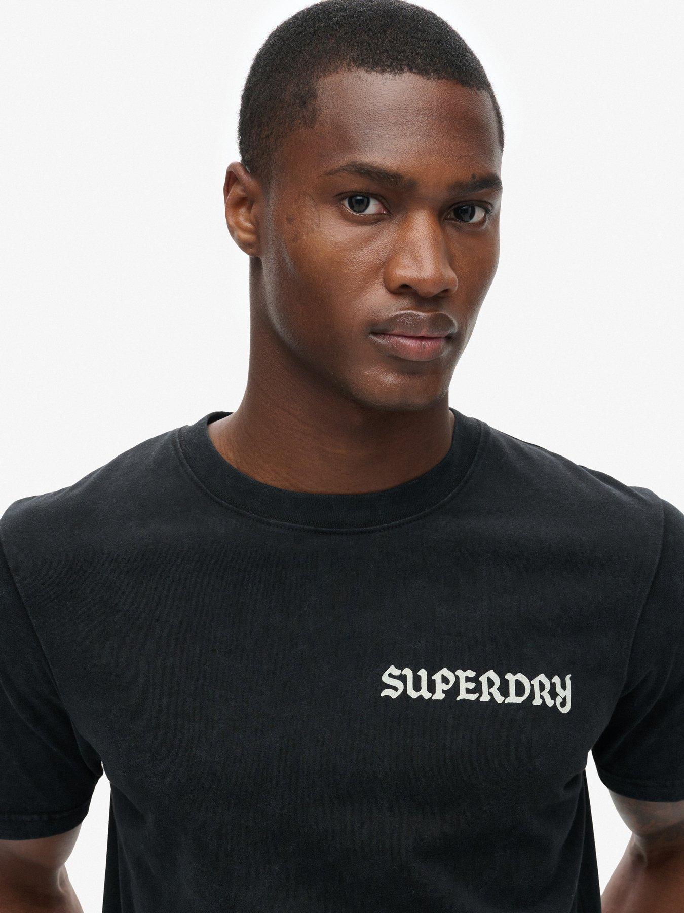 Image 4 of 5 of Superdry Tattoo Graphic T-shirt - Black
