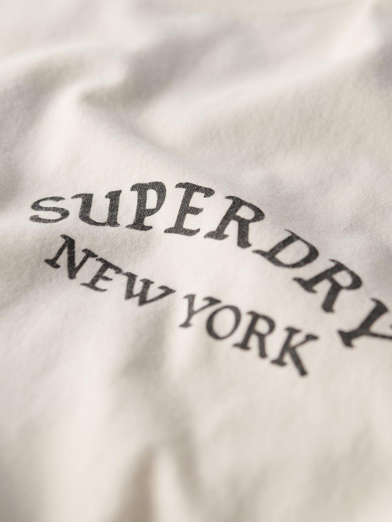 Image 5 of 6 of Superdry Tattoo Back Graphic T-Shirt - White