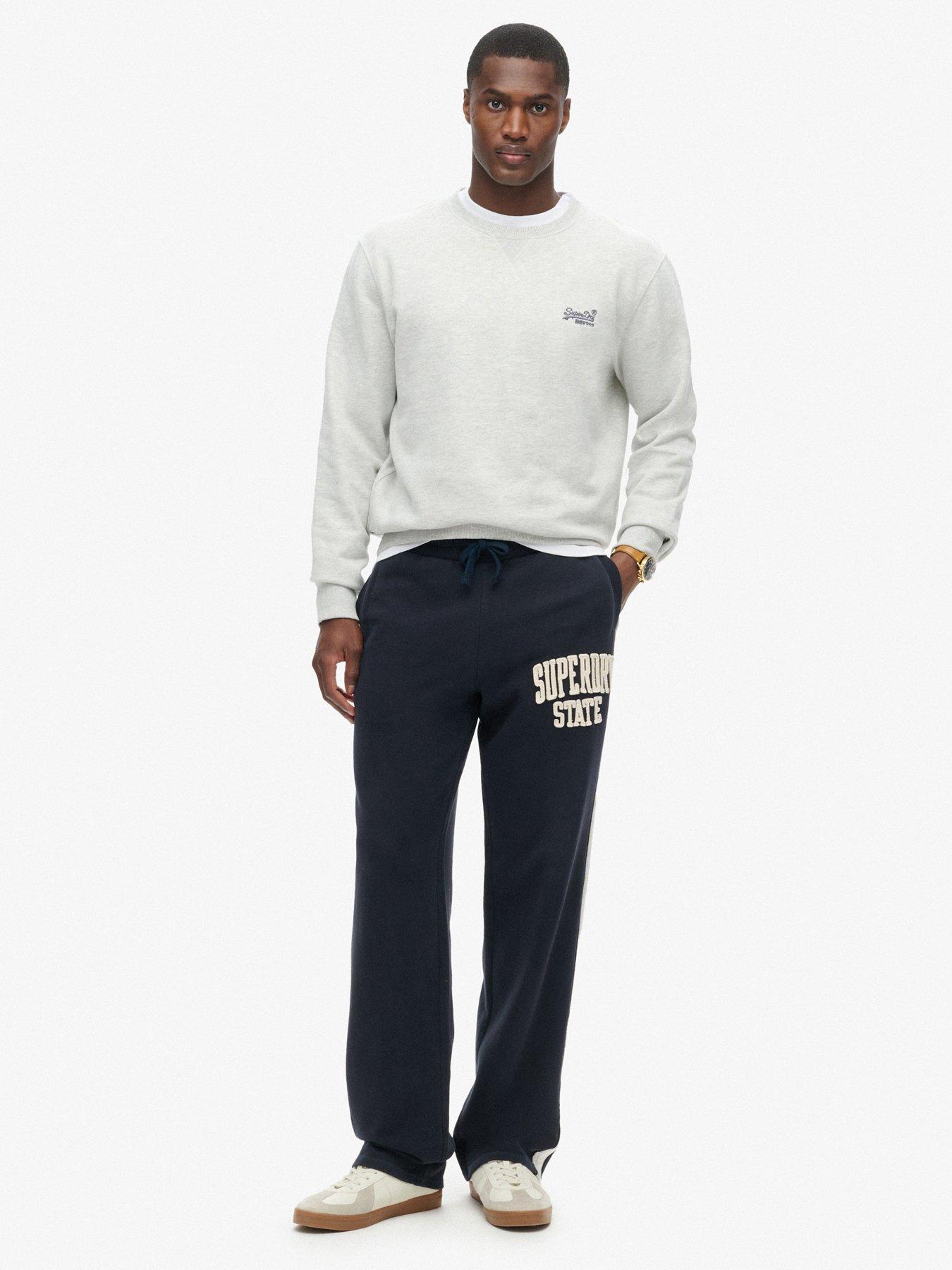 Image 3 of 6 of Superdry Vintage Athletic Joggers - Navy