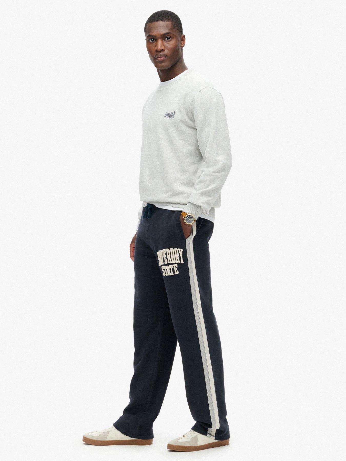 Image 5 of 6 of Superdry Vintage Athletic Joggers - Navy