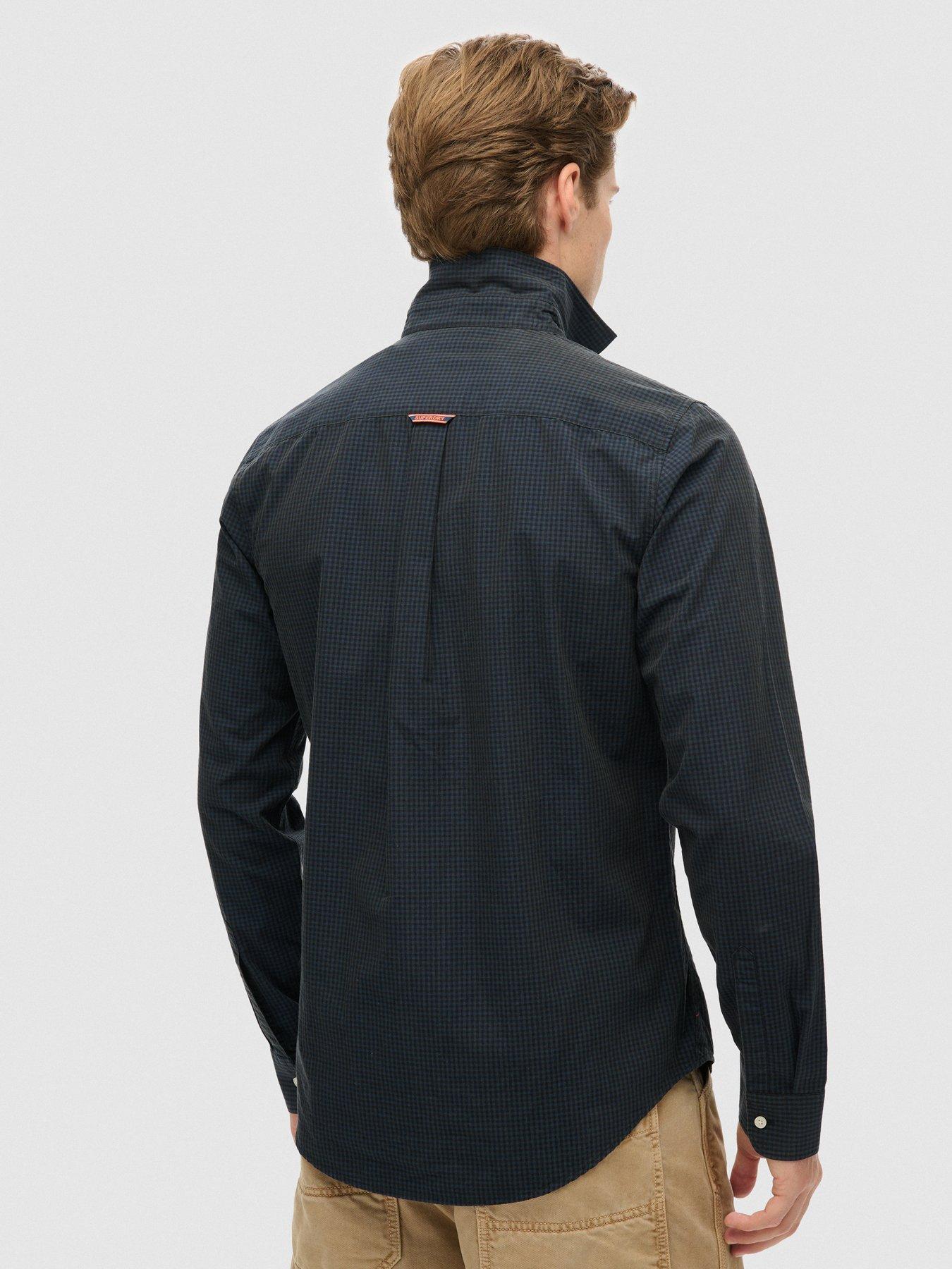 Image 2 of 4 of Superdry Long Sleeve Shirt - Navy