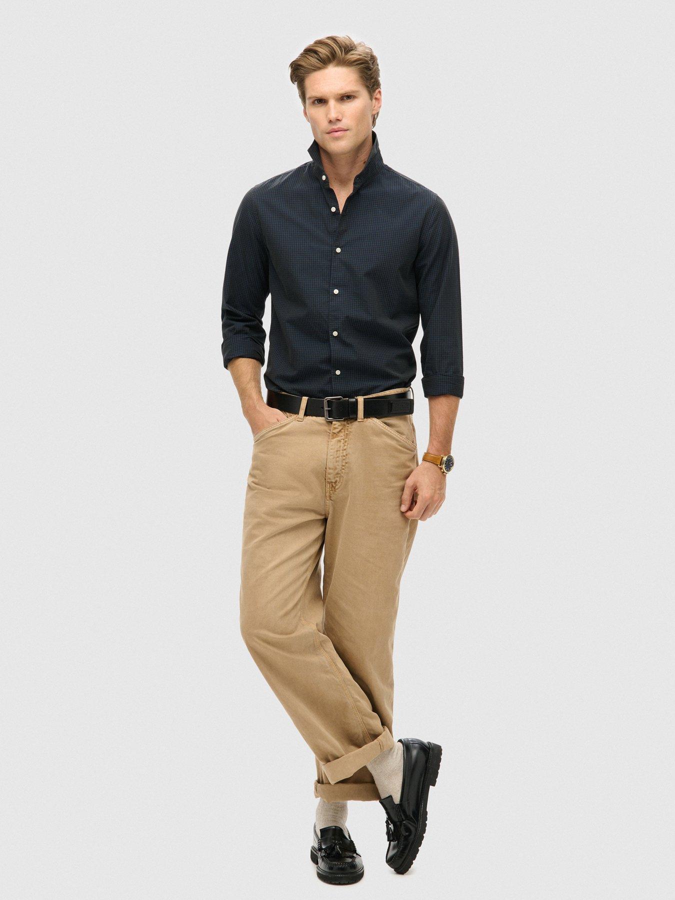 Image 3 of 4 of Superdry Long Sleeve Shirt - Navy
