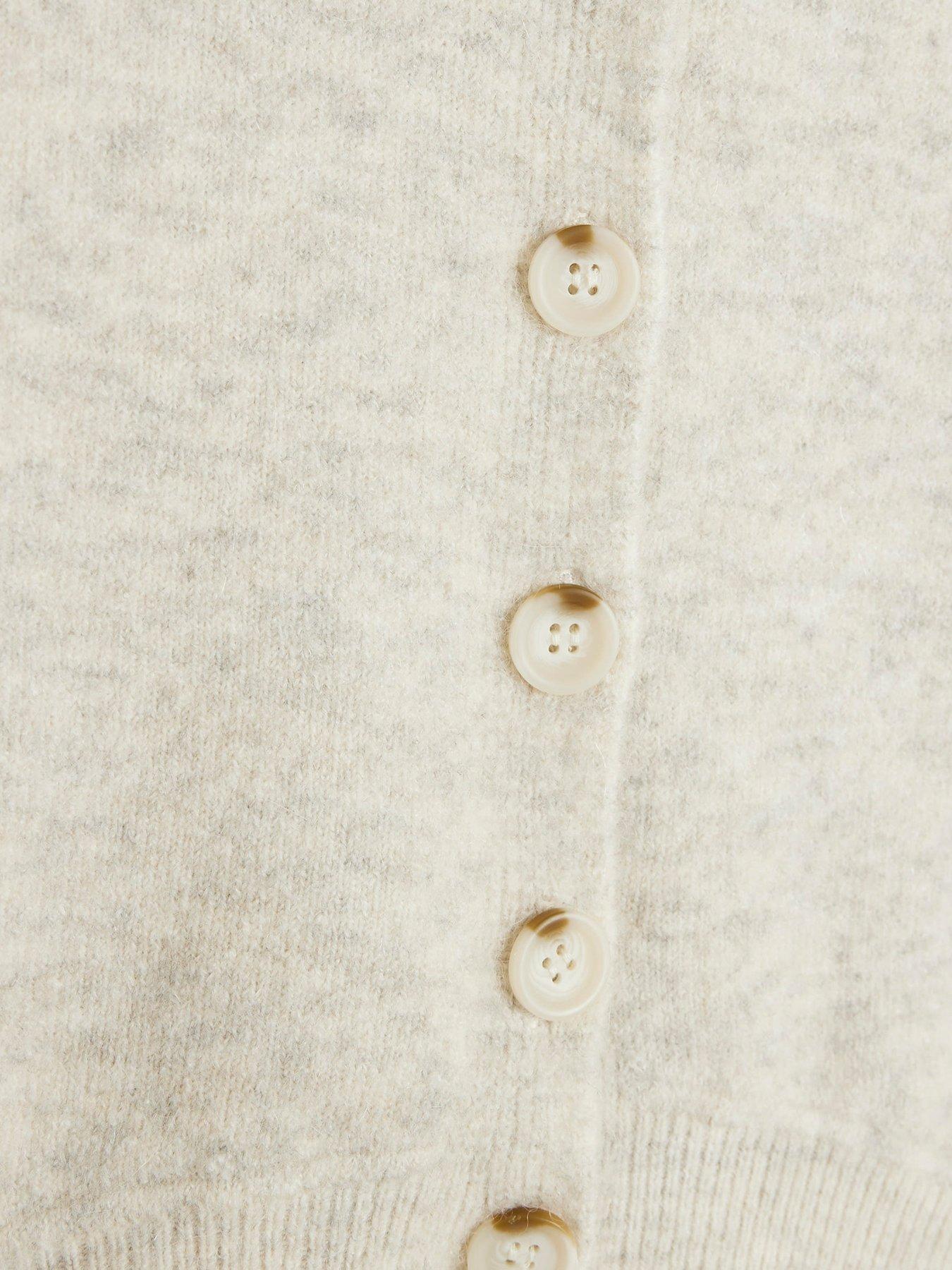Image 5 of 5 of River Island Oversized Cardigan - Beige