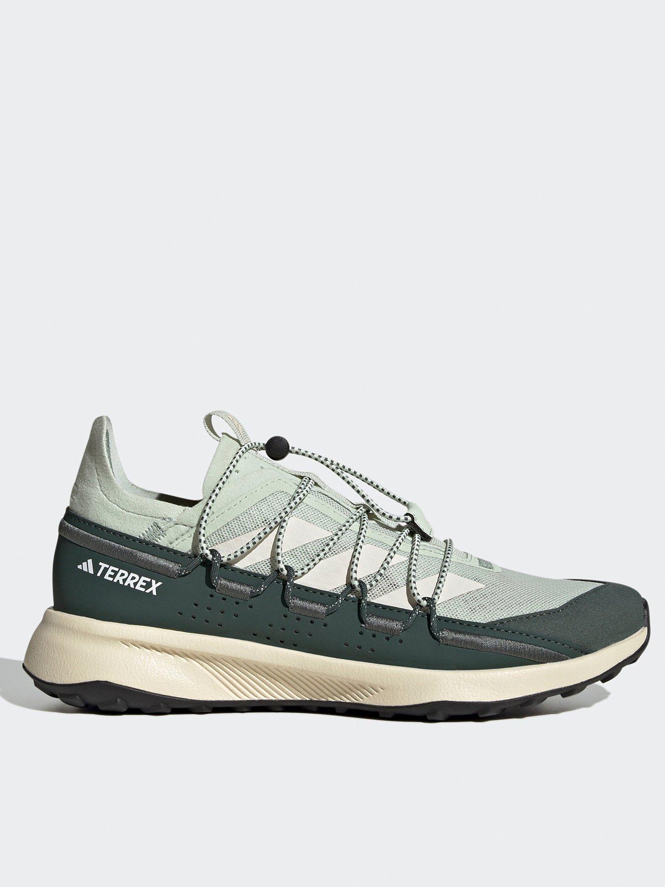adidas Terrex Womens Voyager 21 Hiking Shoes Green/White Very
