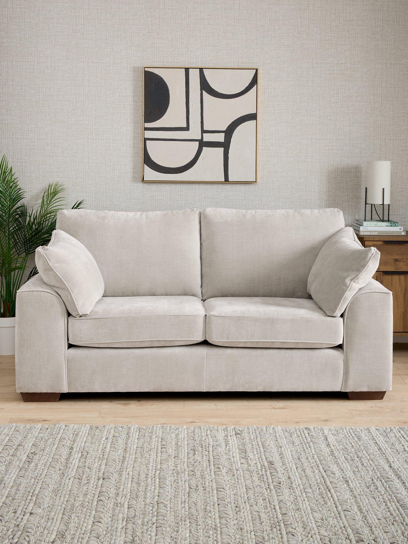 undefined Ascot 3 Seater Fabric Sofa