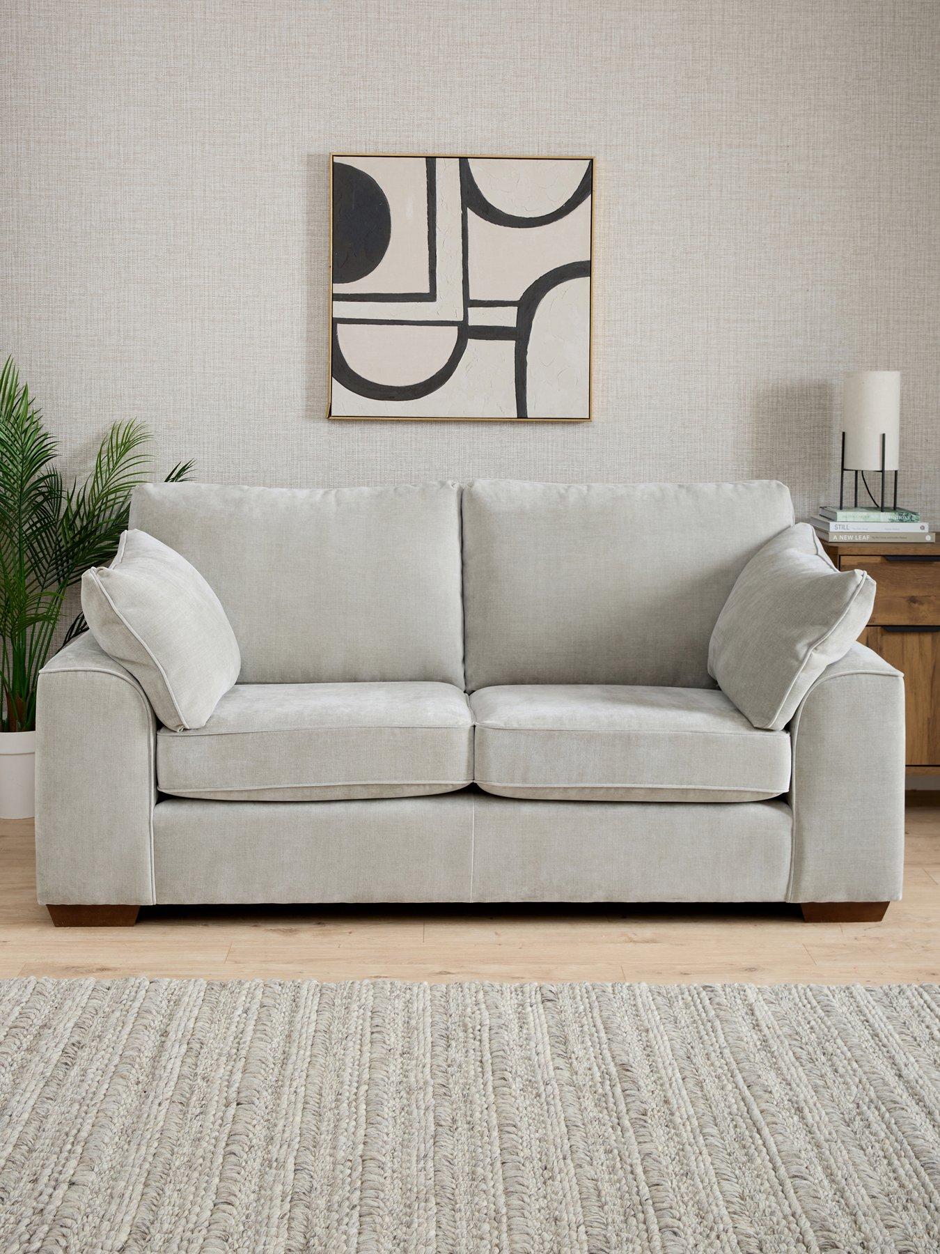 undefined Ascot 3 Seater Fabric Sofa