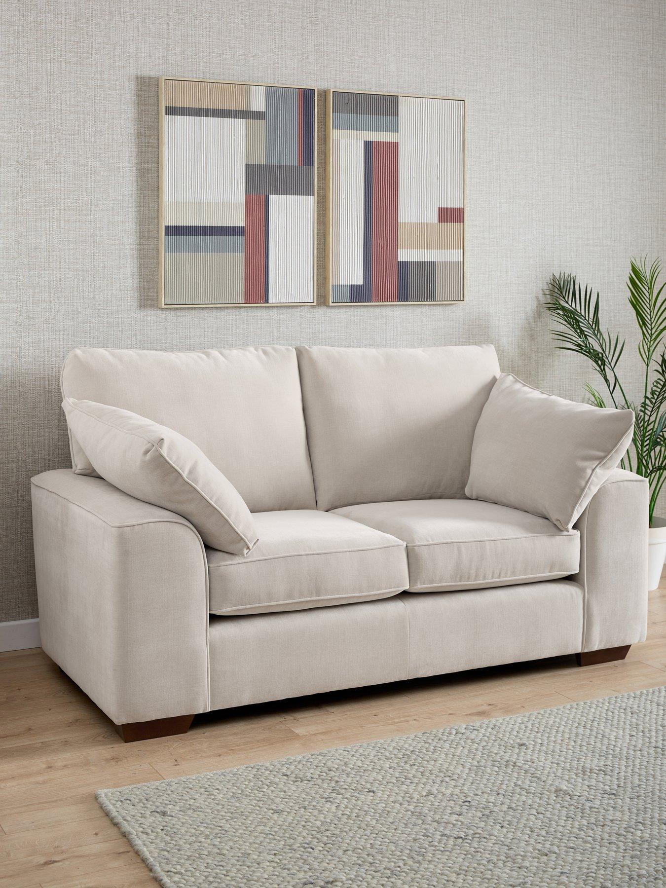 Product photograph of Very Home Ascot 2 Seater Fabric Sofa from very.co.uk