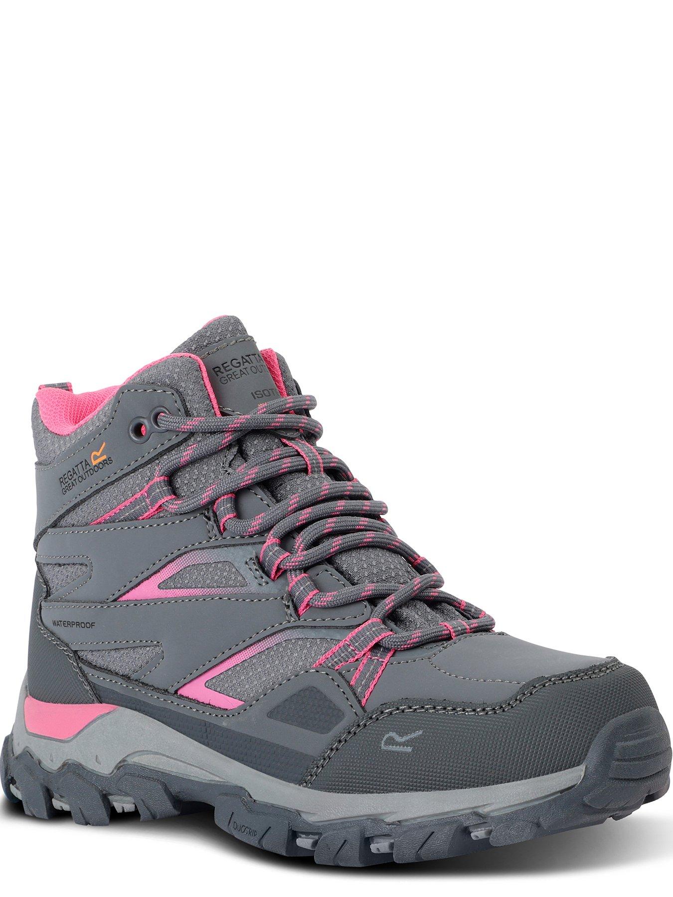 Image 4 of 7 of Regatta Kids Holcombe Junior Waterproof Walking Boot -grey