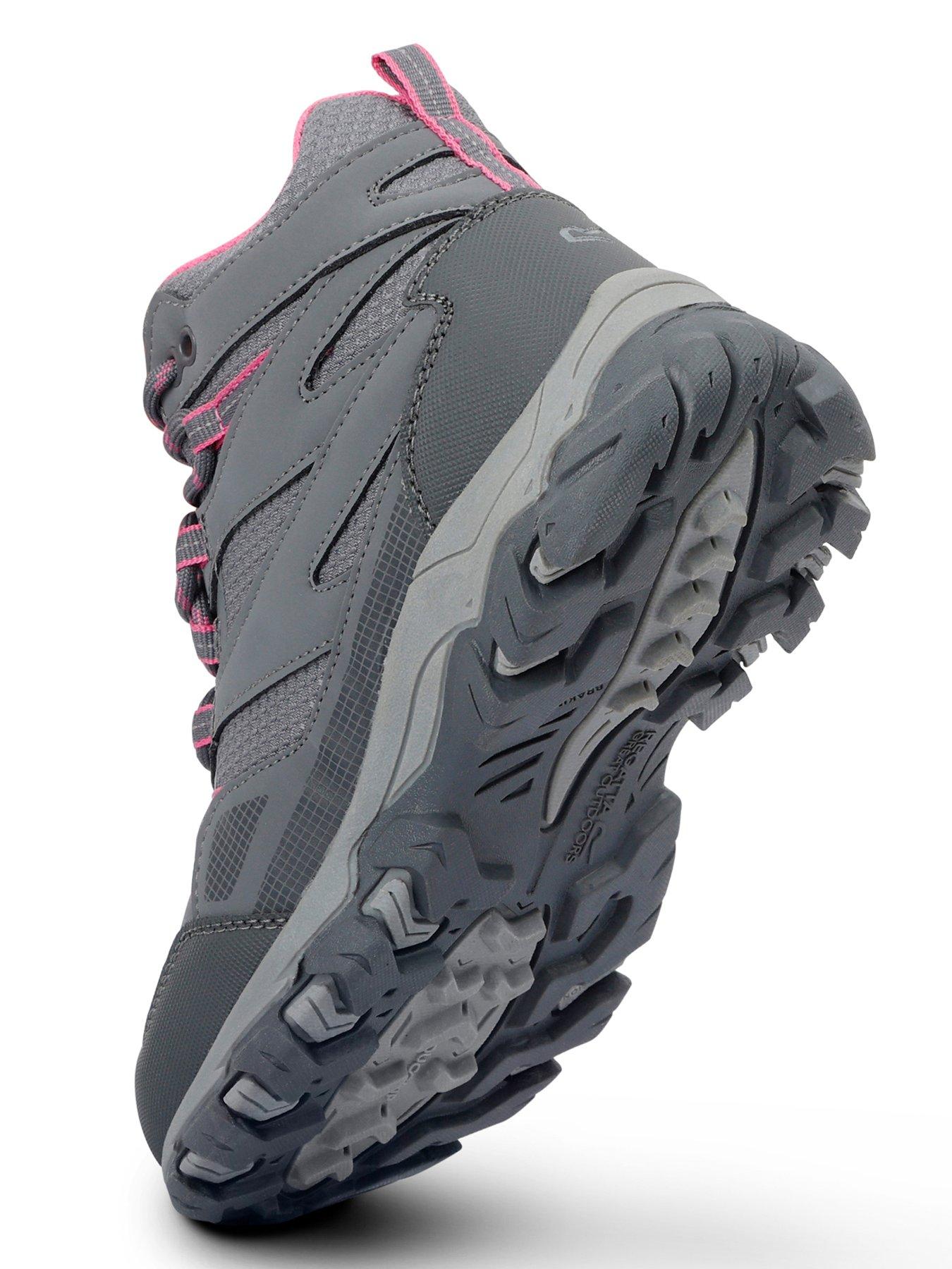 Image 6 of 7 of Regatta Kids Holcombe Junior Waterproof Walking Boot -grey