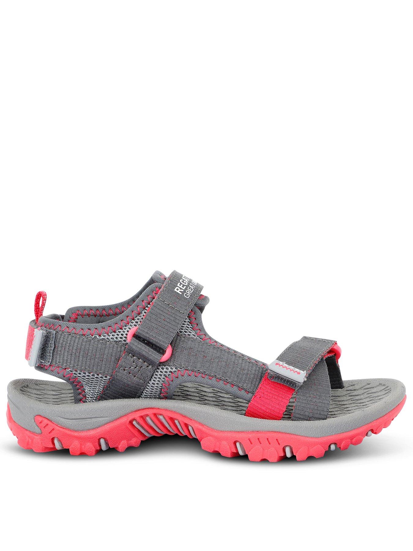 Regatta Kids Blaze Junior Sandal, Grey, Size 4 Older