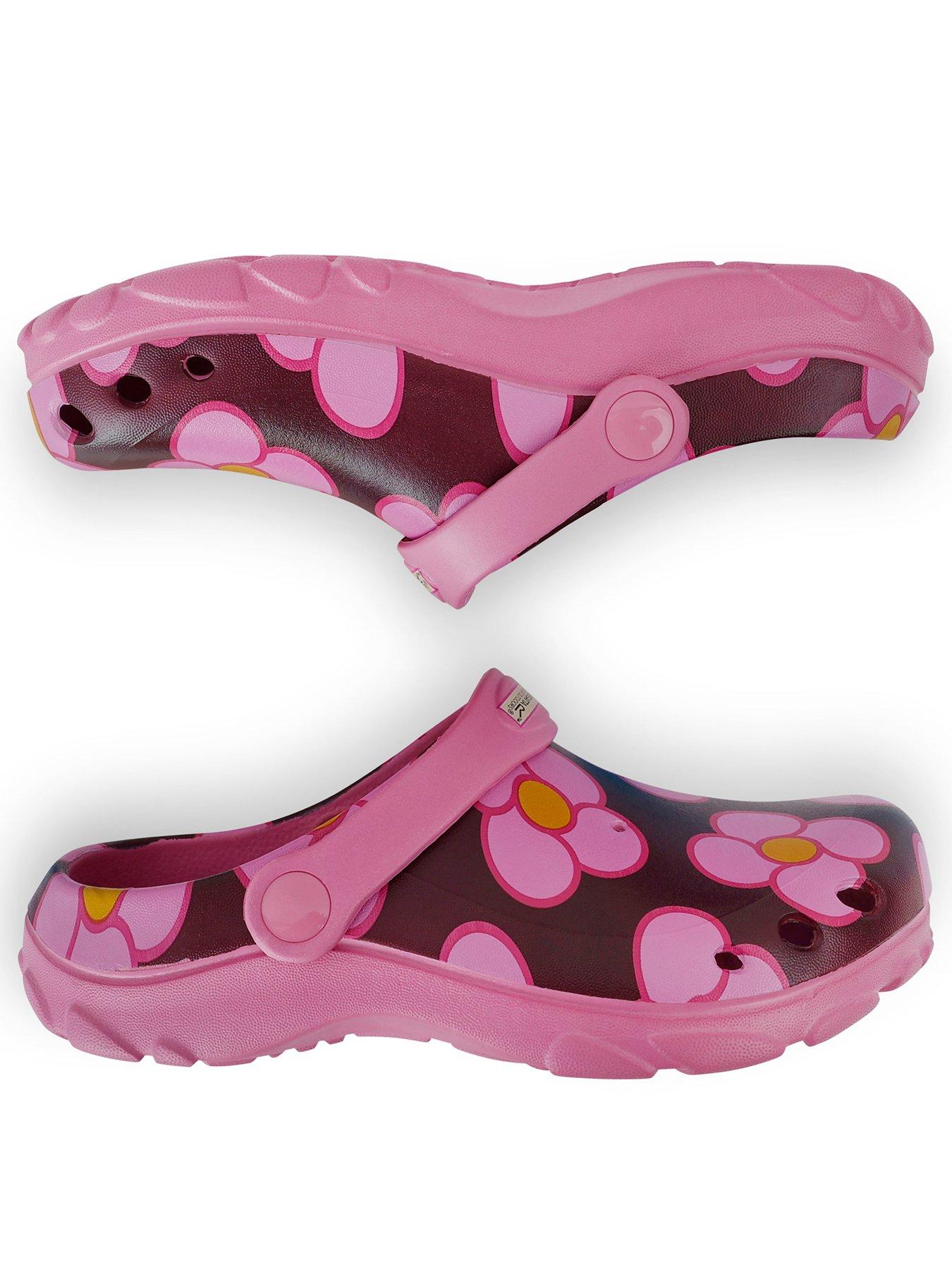 Regatta Kids Orla Junior Clogs - Pink Floral | Very