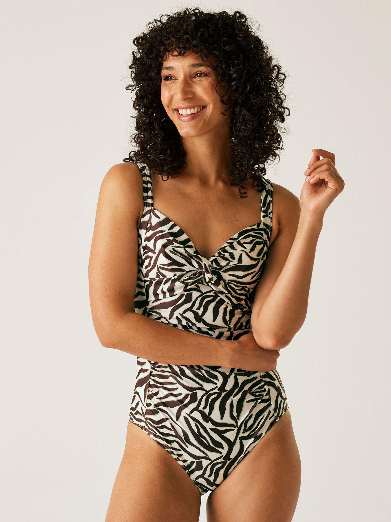 undefined Womens Sakari Swimming Costume-grey