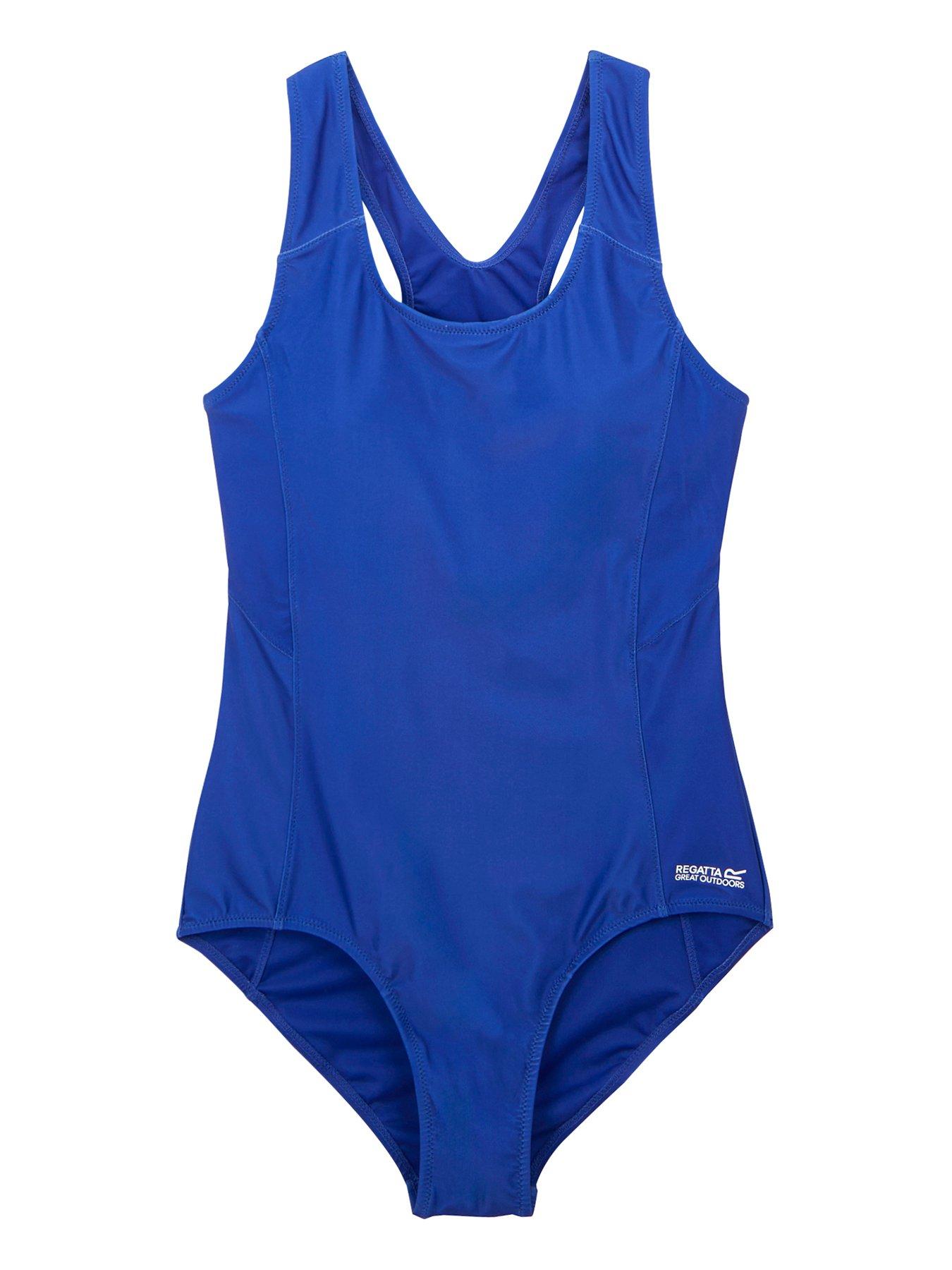 Image 5 of 7 of Regatta Womens Active Swimsuit Ii Swimming Costume-blue