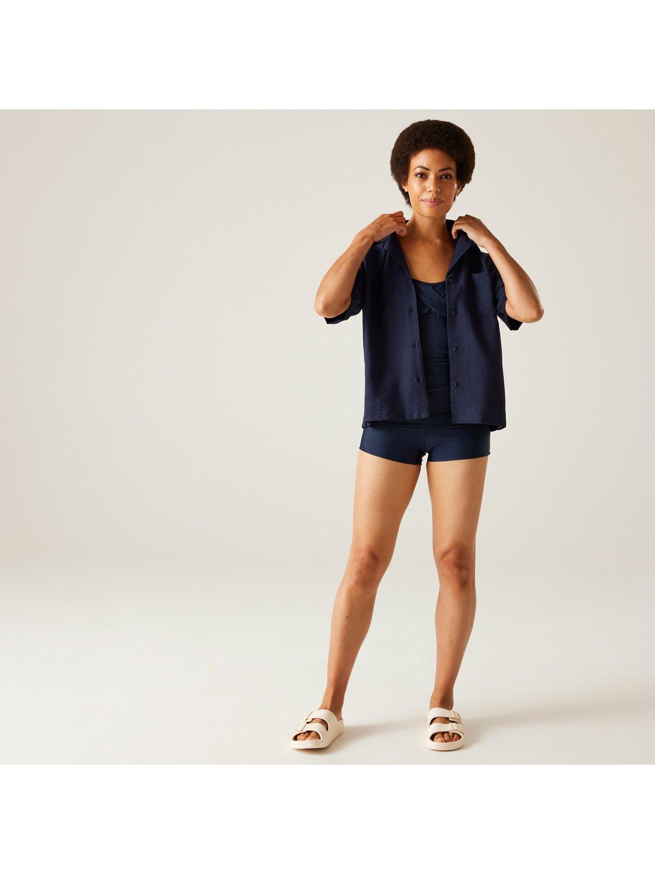 Image 3 of 7 of Regatta Womens Aceana Iii Swimming Tankini-navy