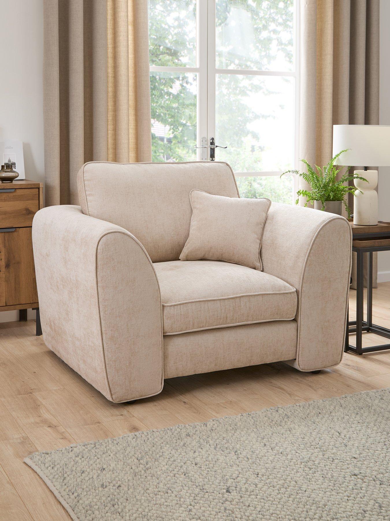 Image 1 of 7 of The Very Collection Sahara Standard Back Fabric Armchair&nbsp;- FSC&reg; Certified