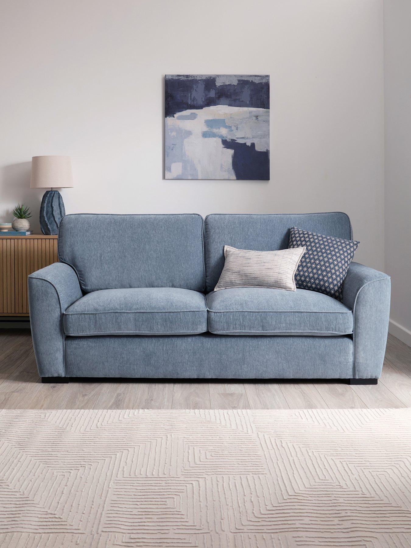 The Very Collection Harlow 3 Seater Standard Back Fabric Sofa - FSC® Certified