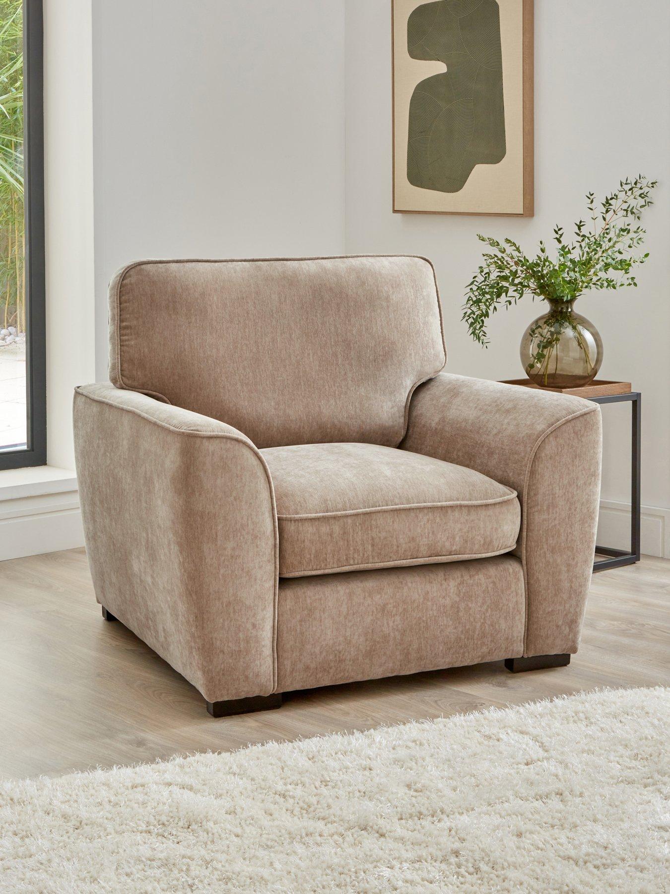 undefined Harlow Standard Back Fabric Armchair - FSC® Certified