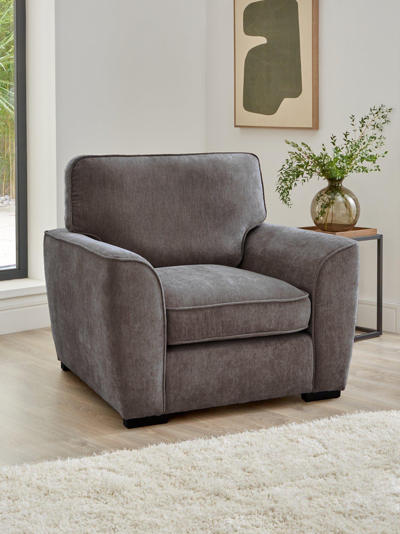 Very Home Harlow Standard Back Fabric Armchair - FSC® Certified