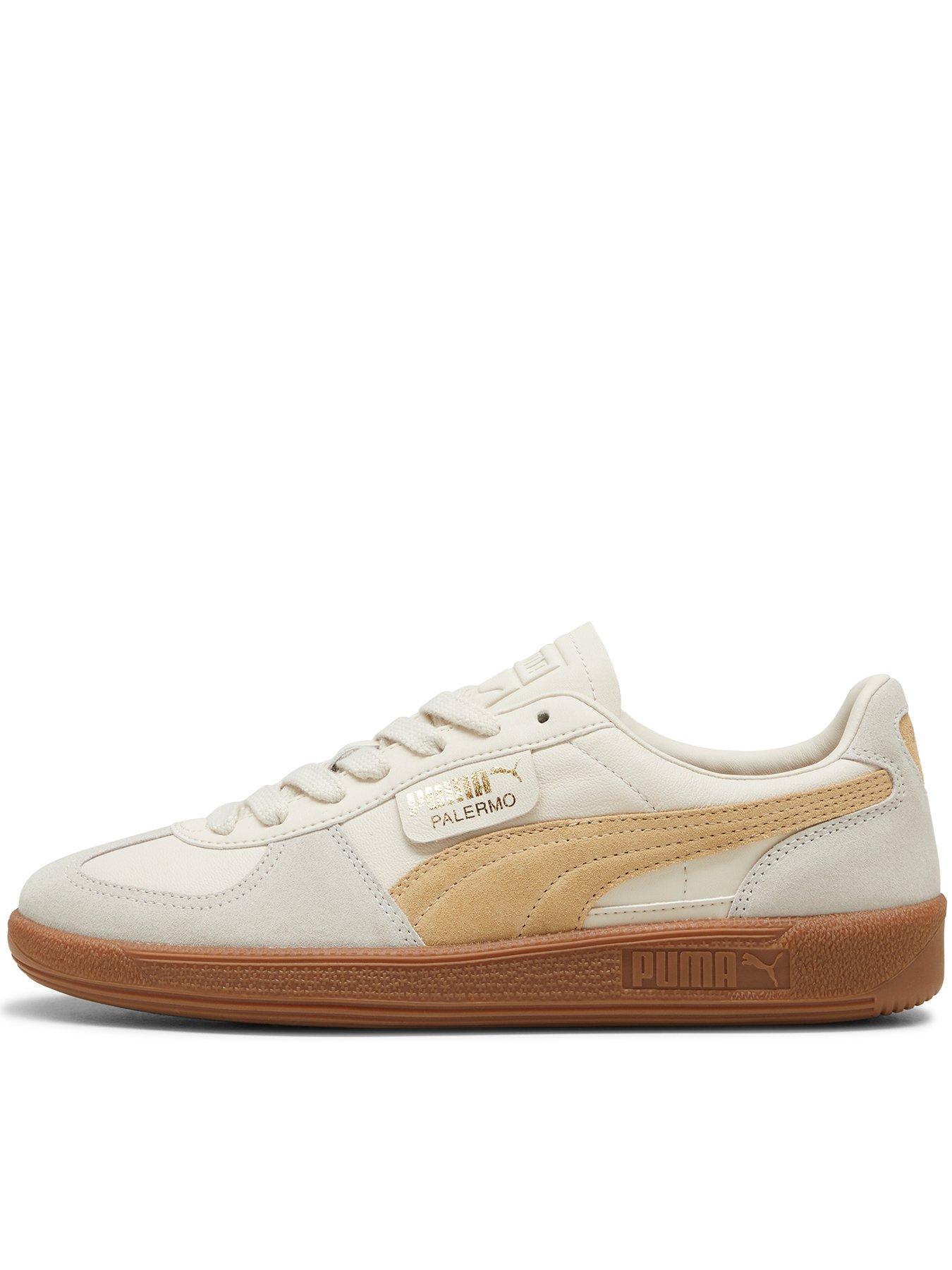 undefined Unisex Palermo Leather Trainers - Grey