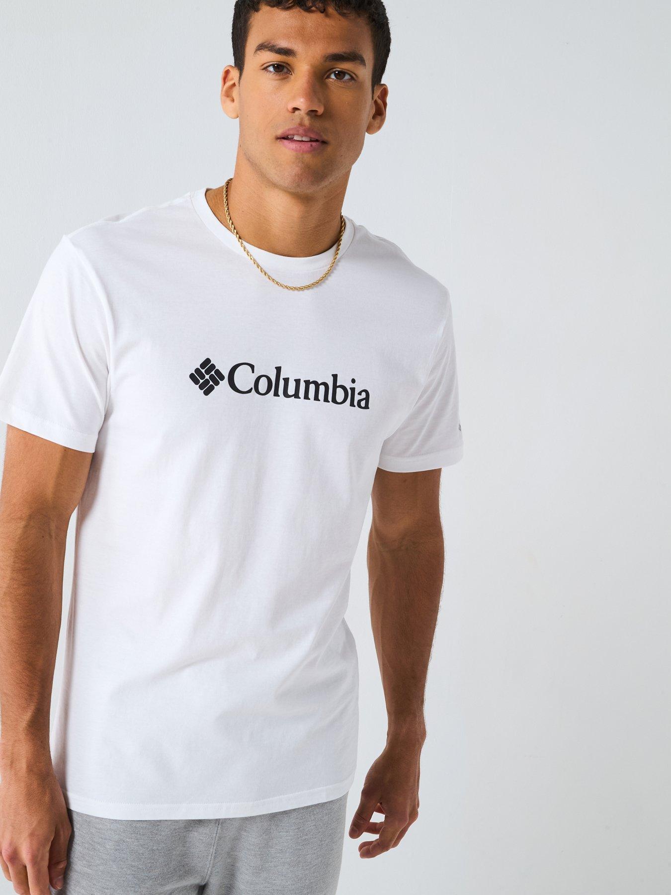 Image 5 of 6 of Columbia Men's CSC Basic Logo Short Sleeve Tee - White