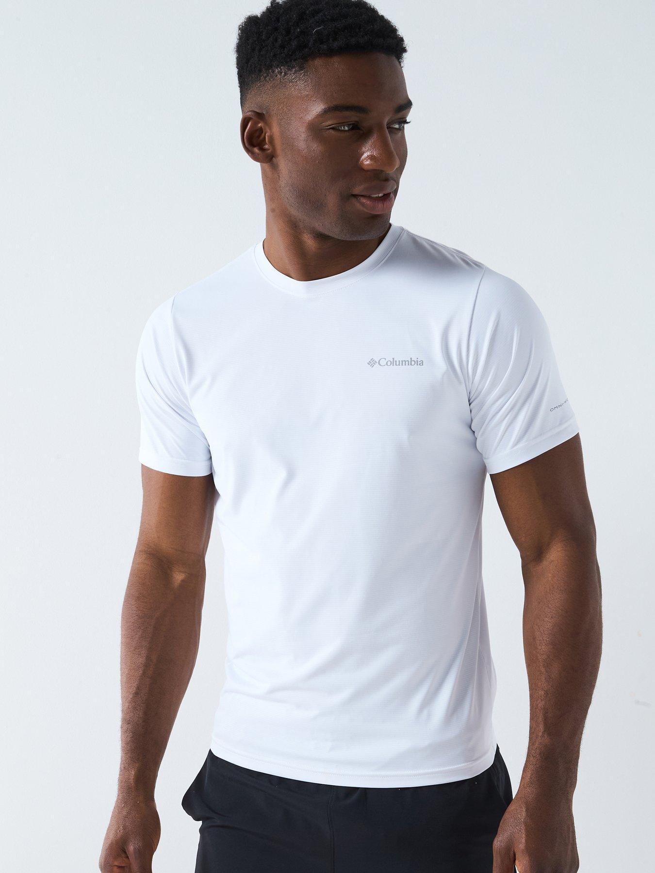 Columbia Men's Hike Technical T-Shirt, White, Size 2Xl, Men