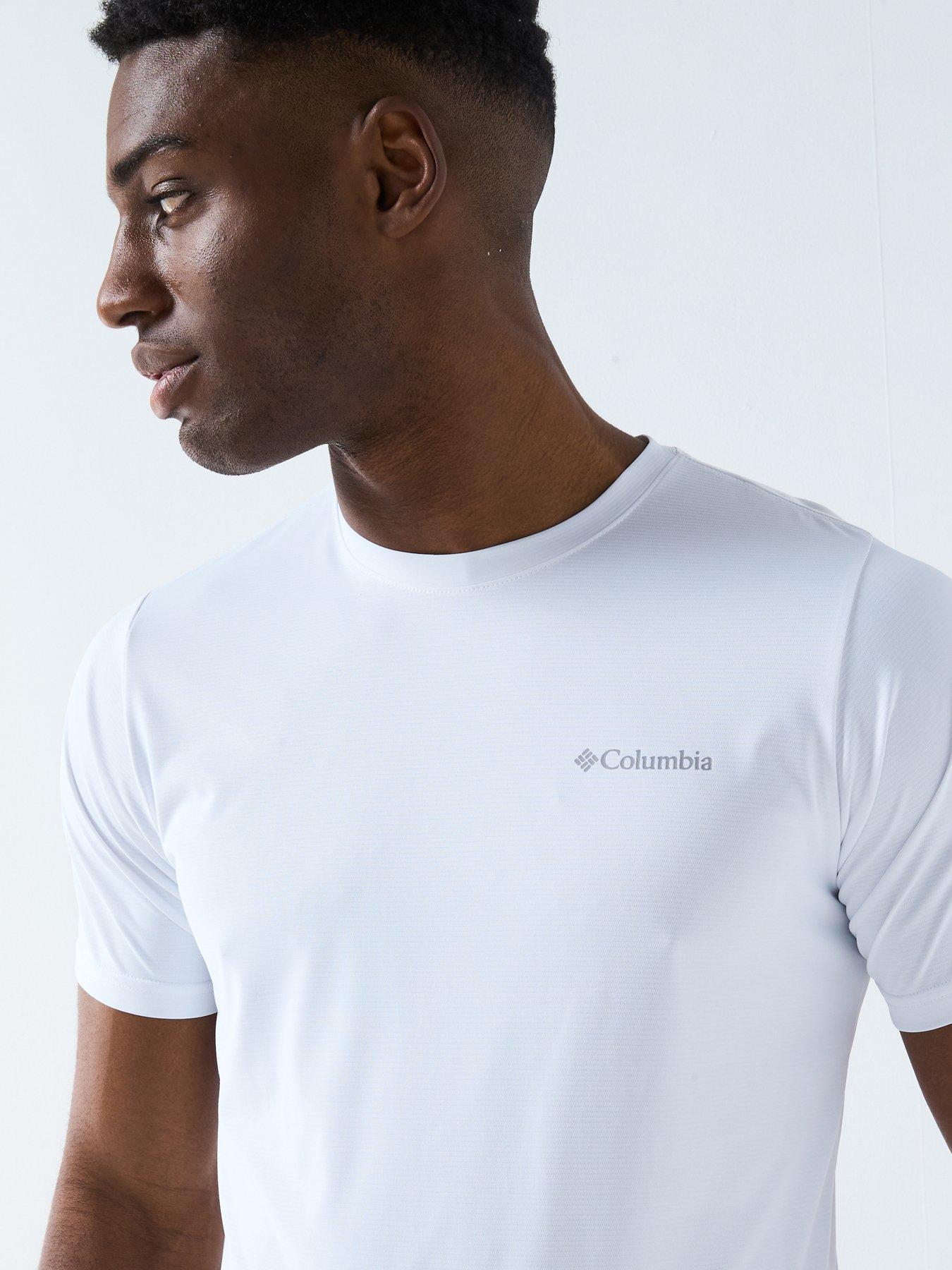 Image 4 of 4 of Columbia Men's Hike Technical T-Shirt - White