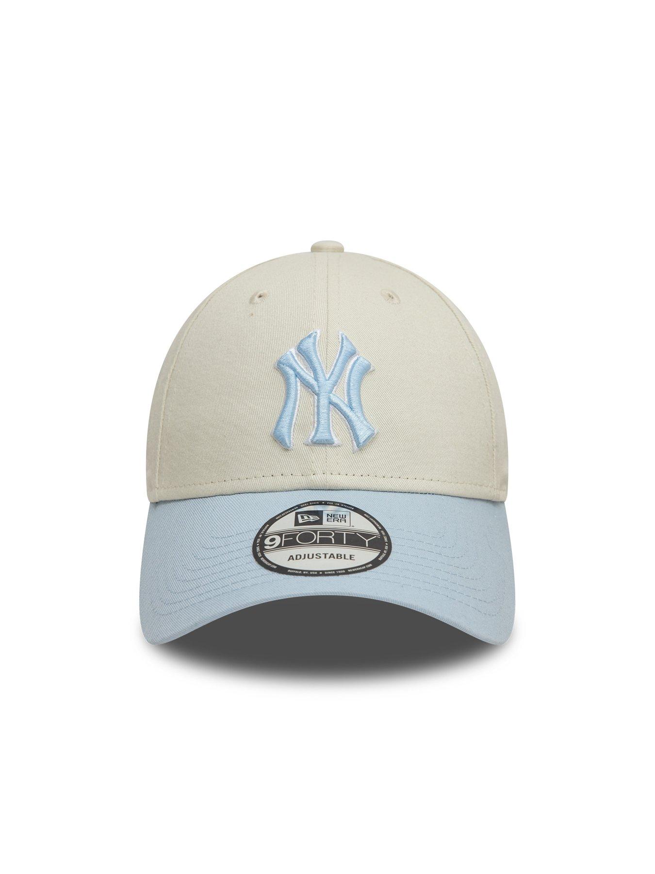 Image 2 of 4 of New Era Womens Patch 9Forty Cap - Beige/Light Blue