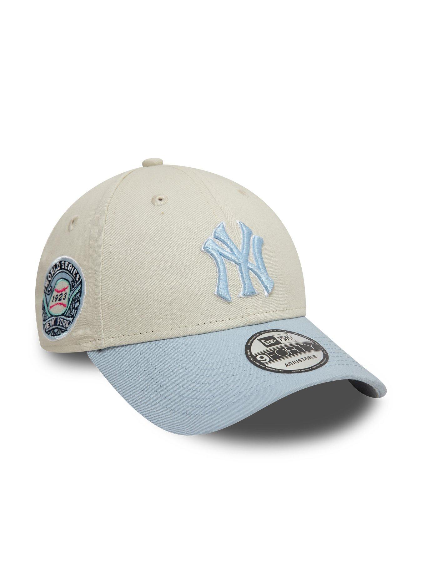 Image 3 of 4 of New Era Womens Patch 9Forty Cap - Beige/Light Blue