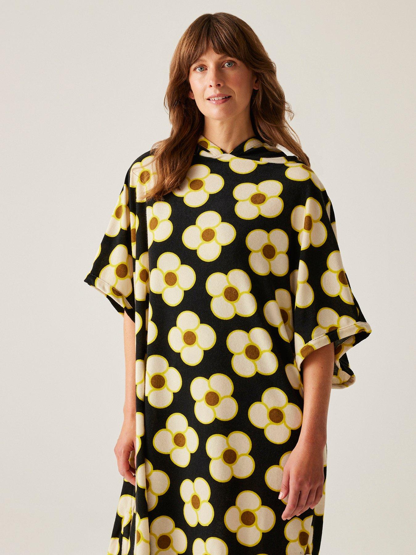 undefined Womens Orla Towelling Robe- Yellow
