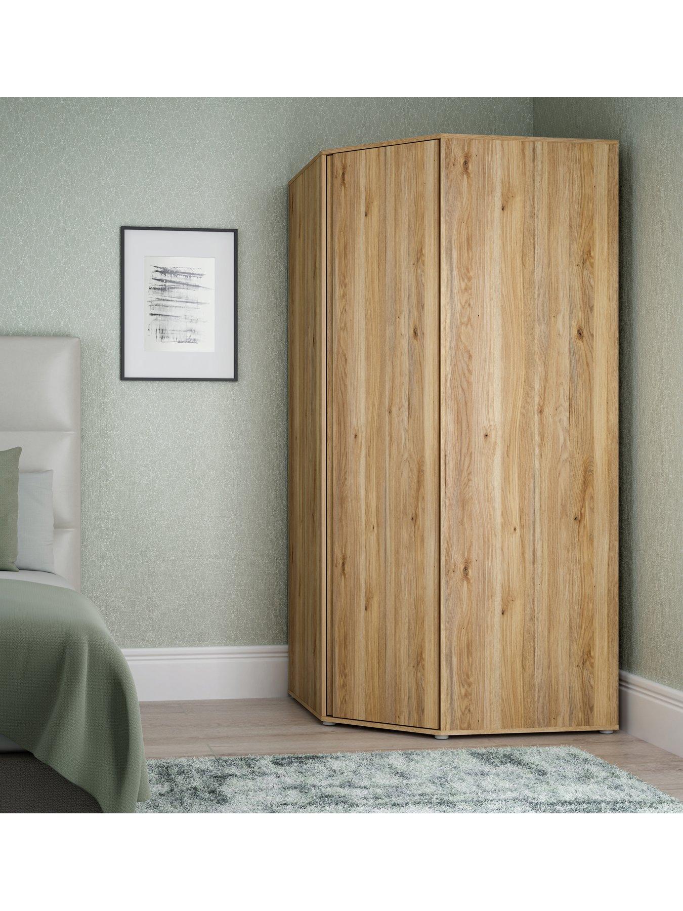 Product photograph of Very Home Lisson Corner Wardrobe - New Oak - Fsc Reg Certified from very.co.uk