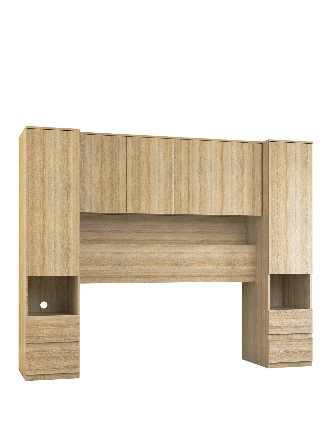Image 3 of 5 of Very Home Lisson Overbed Unit - New Oak&nbsp;- FSC&reg; Certified