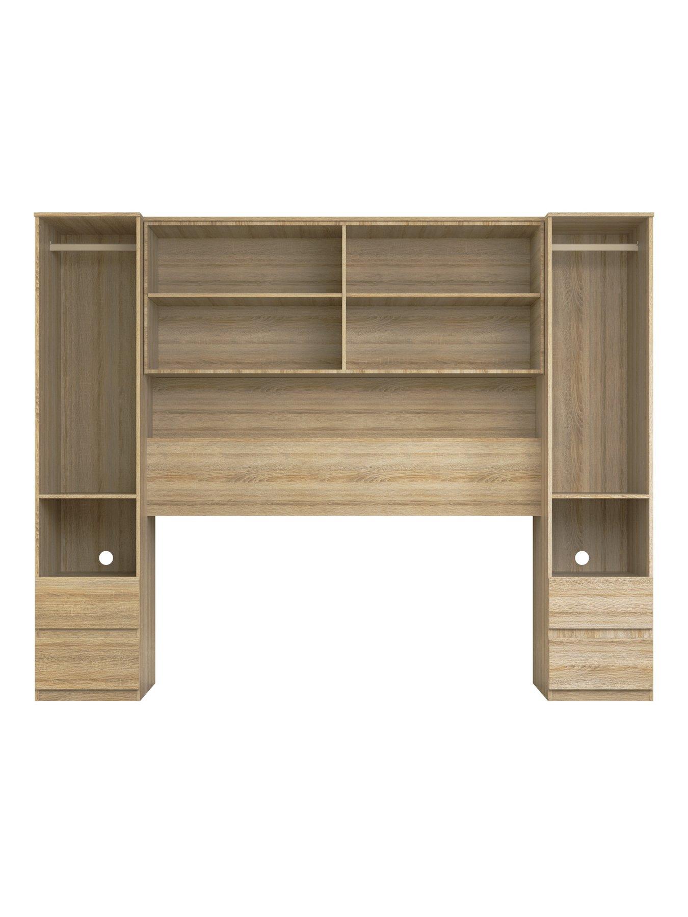Image 4 of 5 of Very Home Lisson Overbed Unit - New Oak&nbsp;- FSC&reg; Certified