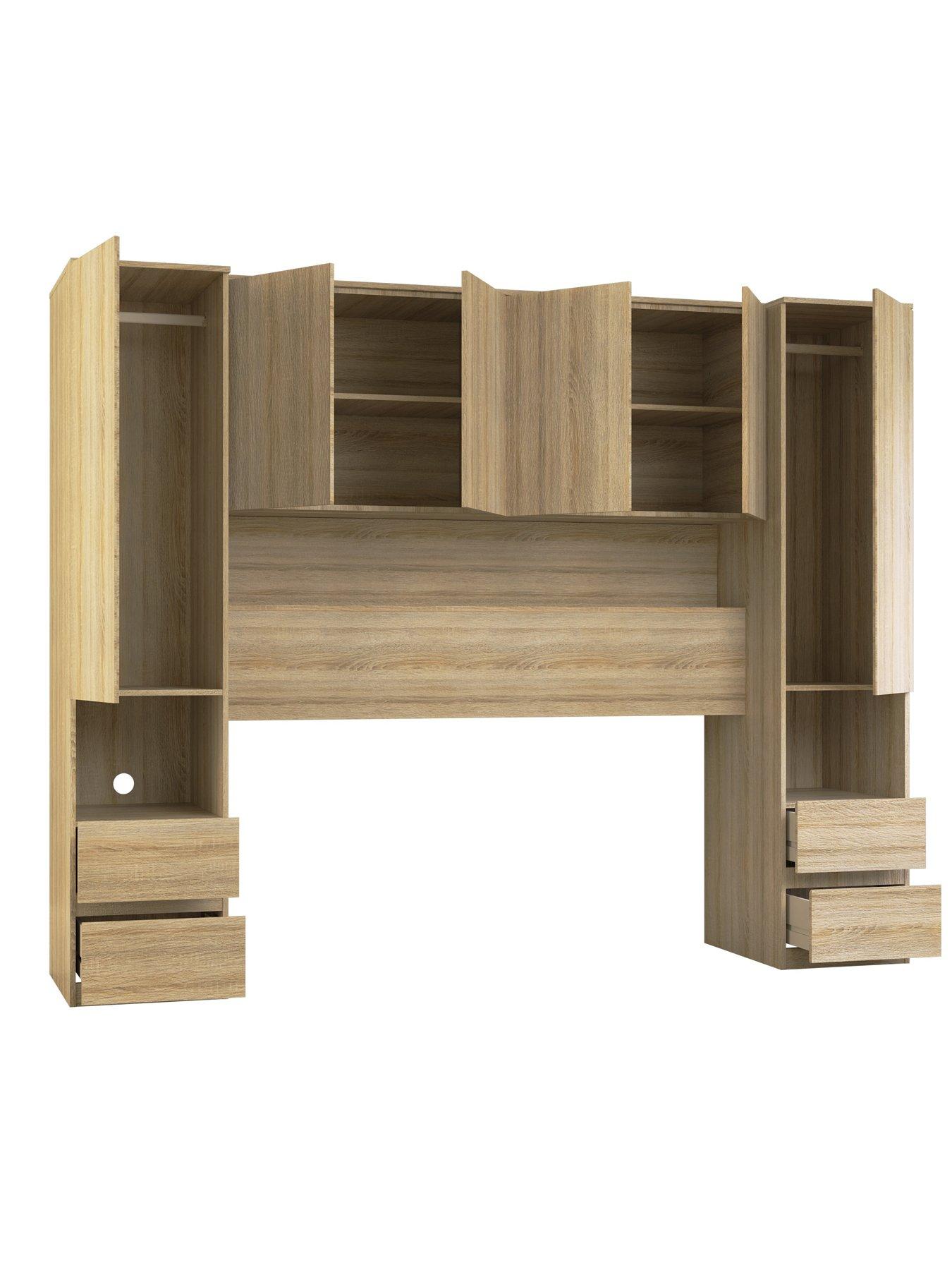 Image 5 of 5 of Very Home Lisson Overbed Unit - New Oak&nbsp;- FSC&reg; Certified