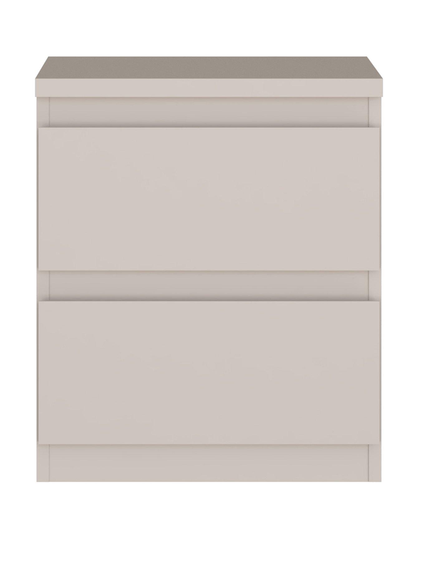 Image 2 of 7 of Very Home Lisson 2 Drawer Bedside - Oatmeal&nbsp;- FSC&reg; Certified