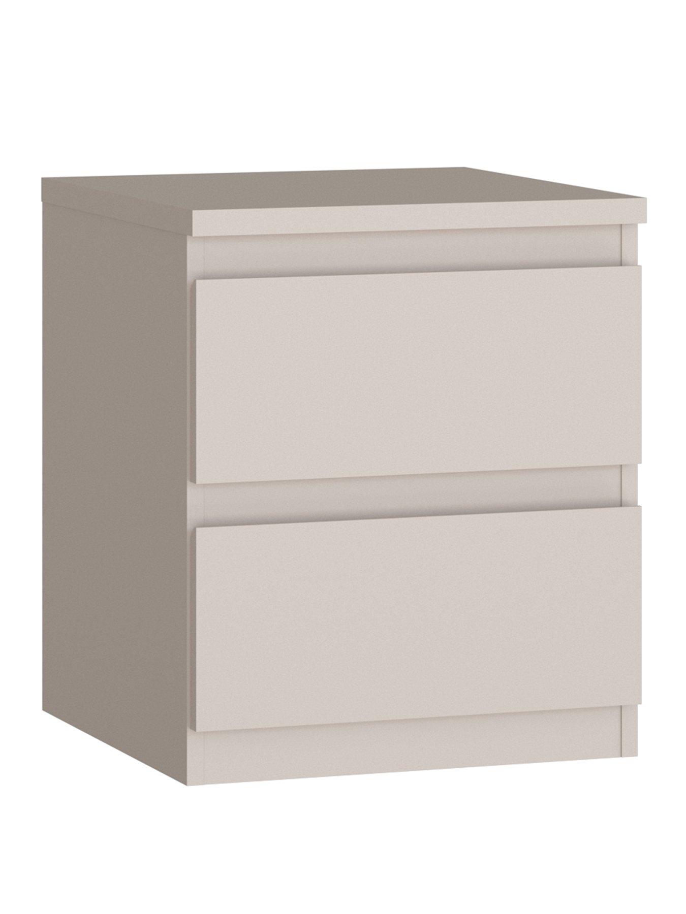 Image 3 of 7 of Very Home Lisson 2 Drawer Bedside - Oatmeal&nbsp;- FSC&reg; Certified