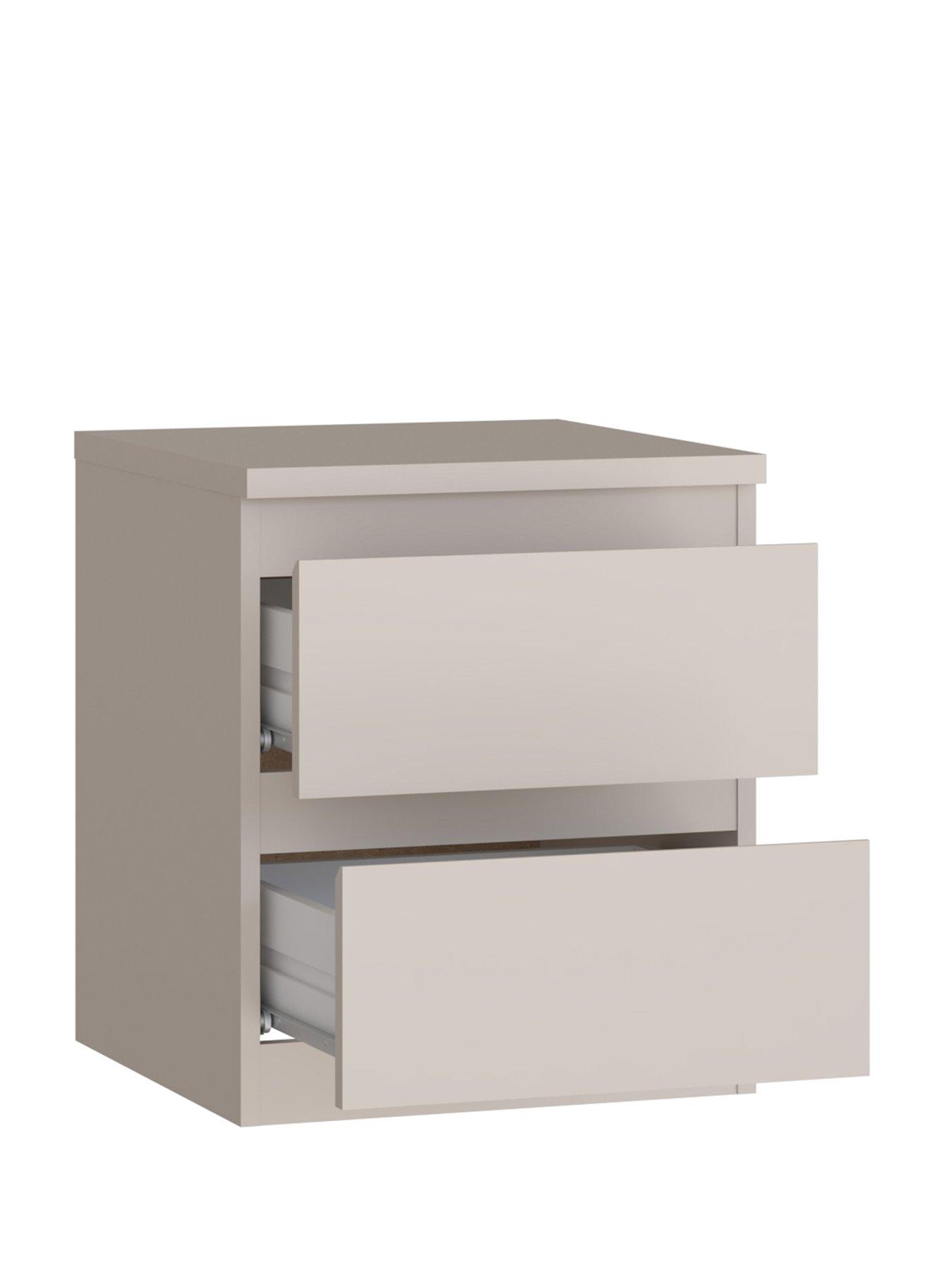 Image 5 of 7 of Very Home Lisson 2 Drawer Bedside - Oatmeal&nbsp;- FSC&reg; Certified
