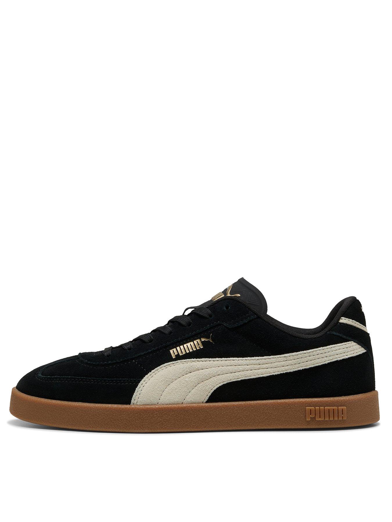 undefined Unisex Club II Era Suede Trainers - Black