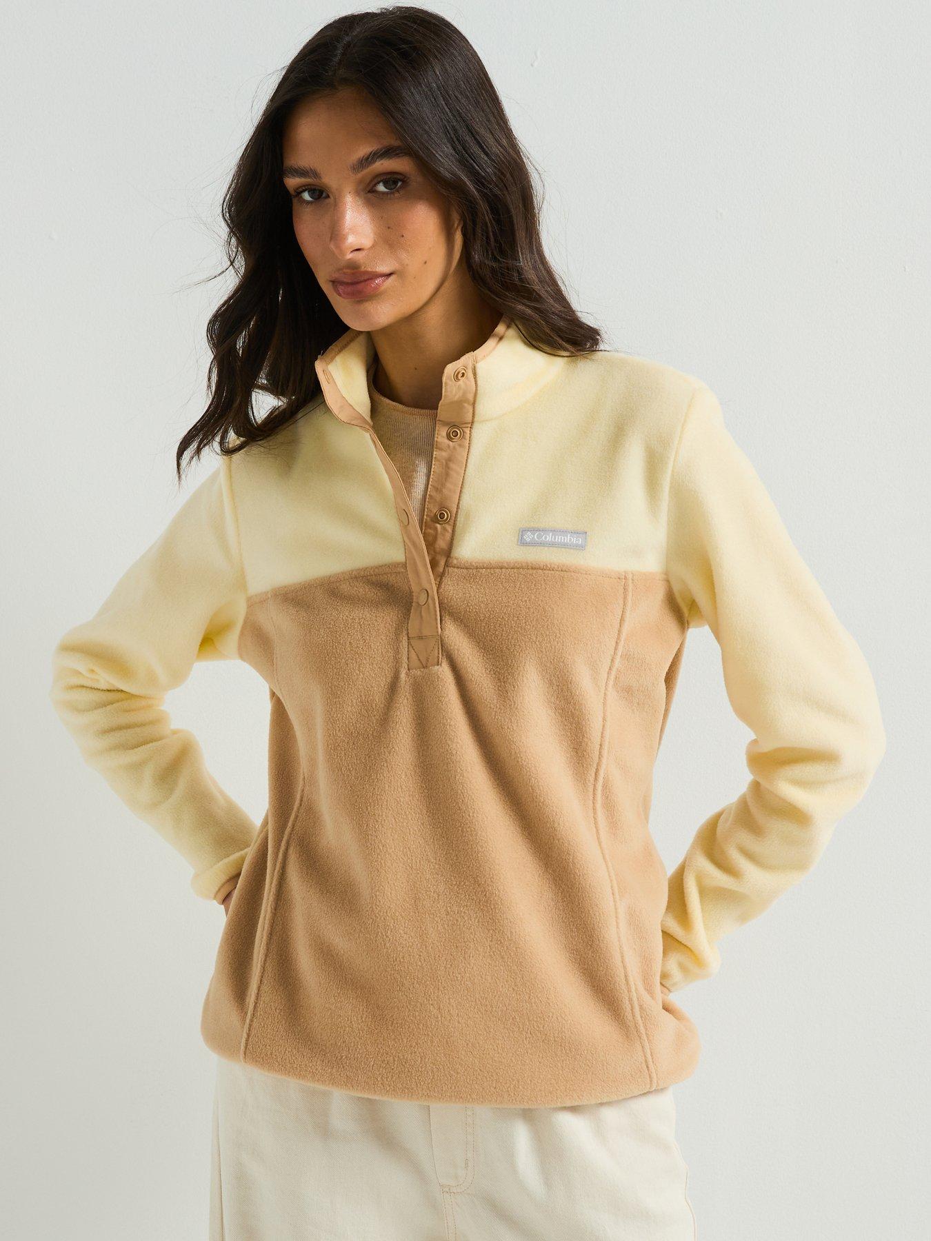 undefined Women's Benton Springs 1/2 Snap Pull Over 2 Fleece - Tan